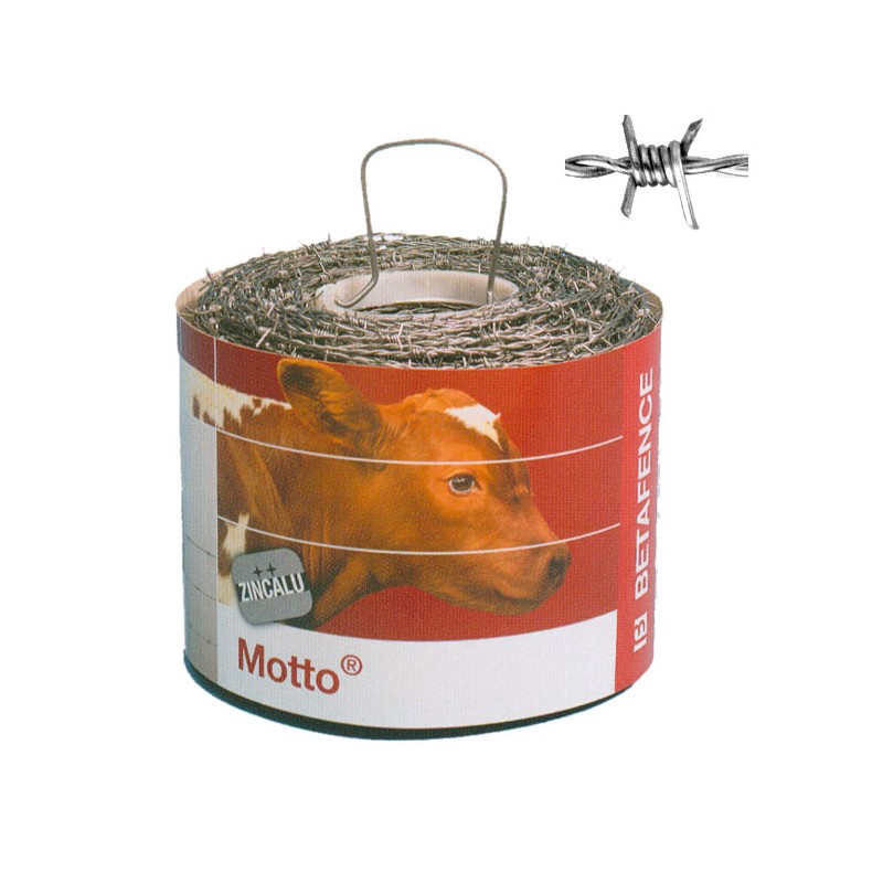 FILO SPINATO MOTTO ZINCATO m 100         BETAFENCE