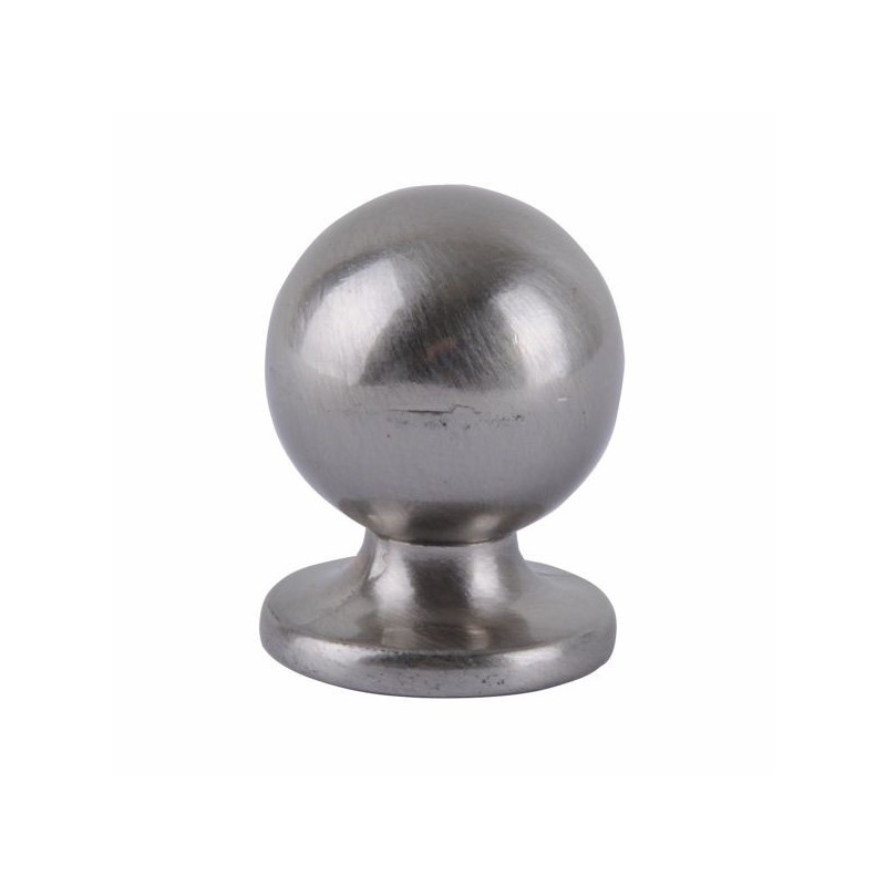 POMOLO SFERA ZAMA NICKEL SATINATO mm 25