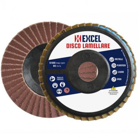 DISCO LAMELLE CORINDONE 178 f22 gr 80  09983 EXCEL