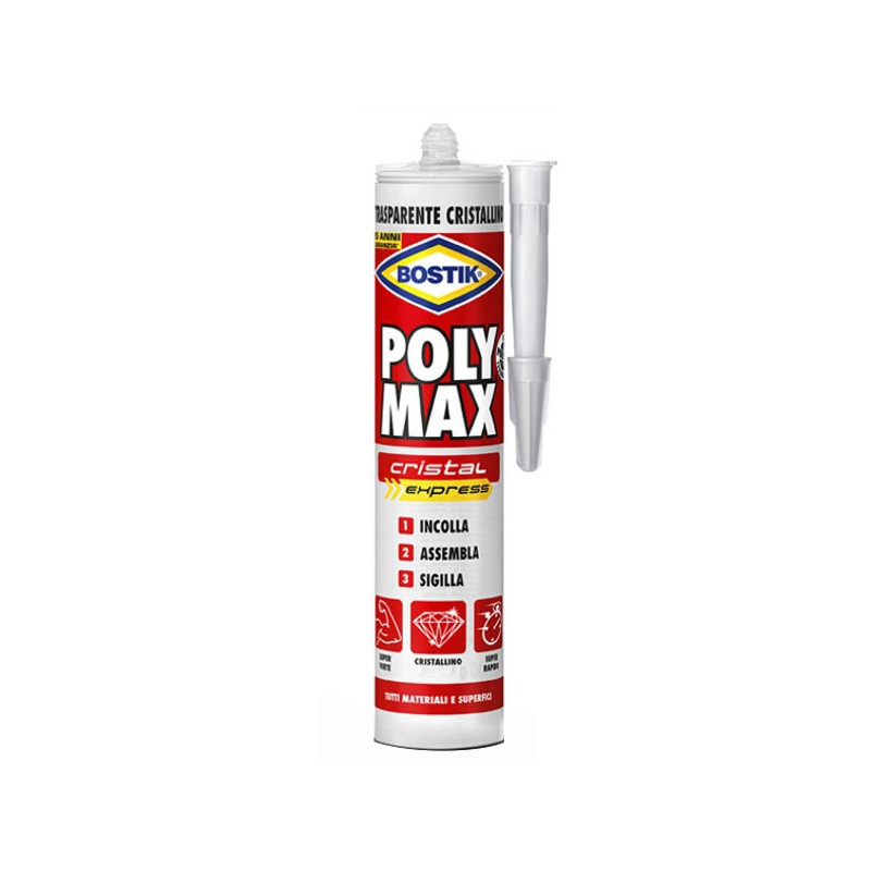 ADESIVO POLY MAX g 300 CRISTAL EXPRESS      BOSTIK