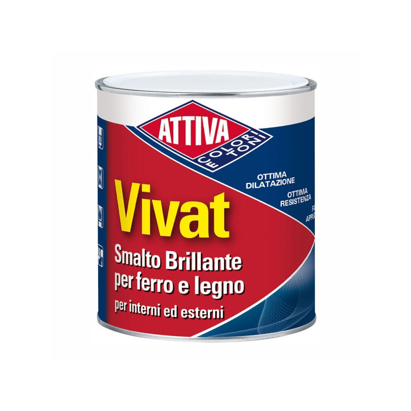 SMALTO SINTETICO 0,750 030 BIANCO     VIVAT ATTIVA