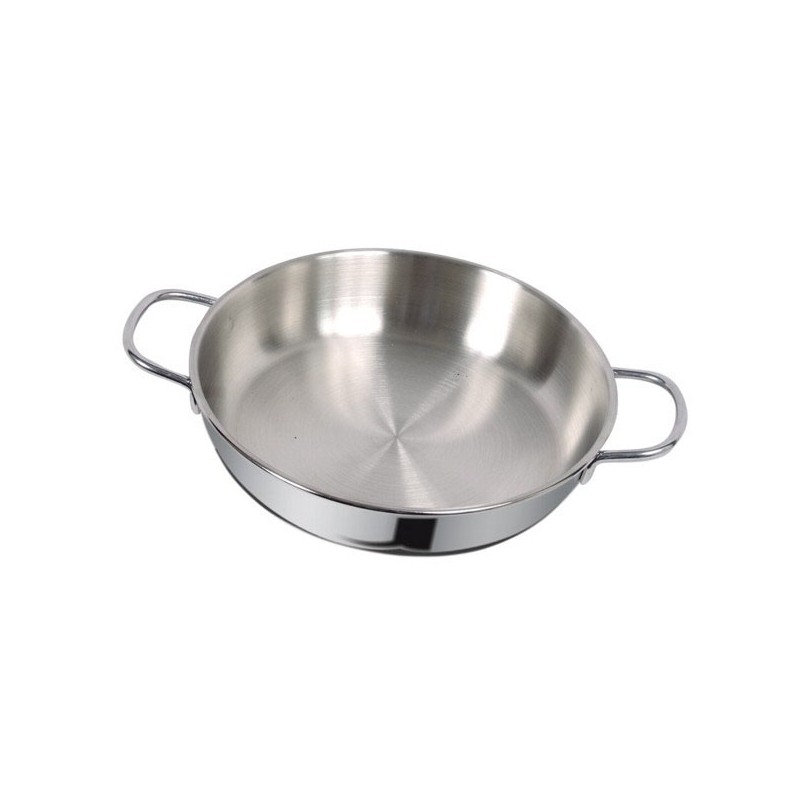 TEGAME INOX 2 MANICI         cm 16 DUNE METALSOMMA