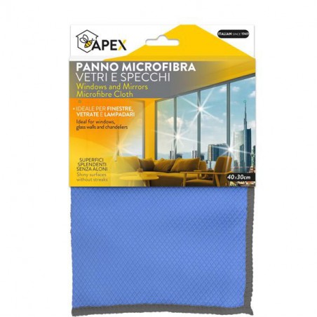 PANNO MICROFIBRA VETRI         cm 30x40 15087 APEX