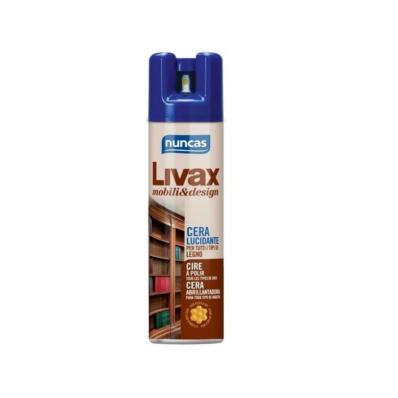 CERA LUCIDANTE LEGNO SPRAY LIVAX    ml  300 NUNCAS