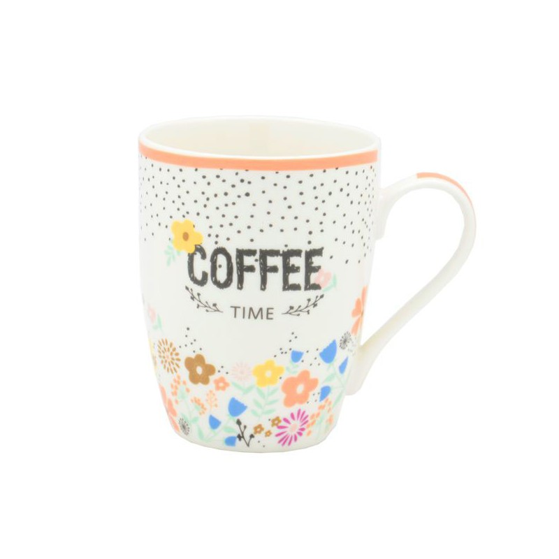 TAZZA MUG PORCELLANA FLOWER             cc 340 KB8