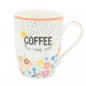 TAZZA MUG PORCELLANA FLOWER             cc 340 KB8