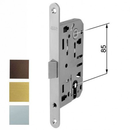 SERRATURA INF.LEGNO MEDIANA E50 OTTONATA  1103 AGB