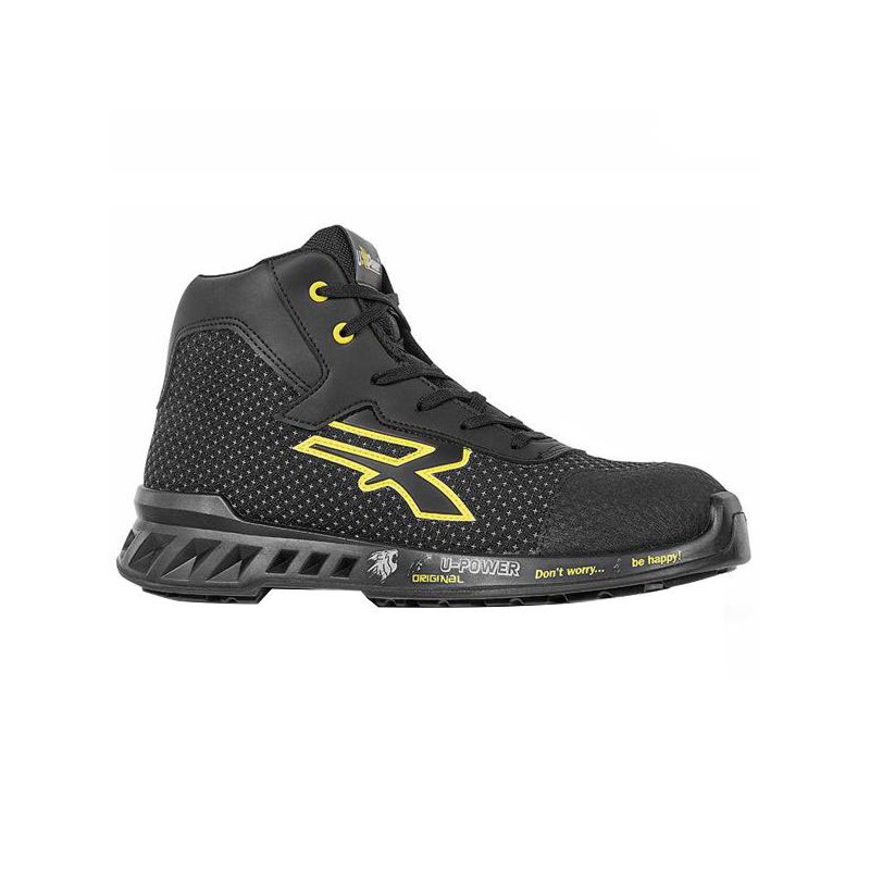 SCARPE JOE NERO/GIALLO ALTE 39           S3 UPOWER