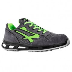 SCARPE POINT GRIGIO/VERDE BASSE 39      S1P UPOWER