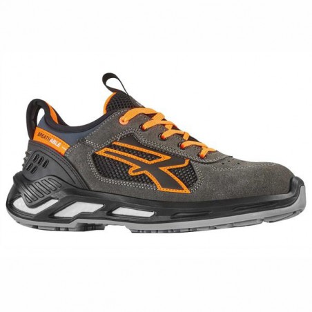 SCARPE RYDER GRIGIO/ARANCIO BASSE 39    S1P UPOWER