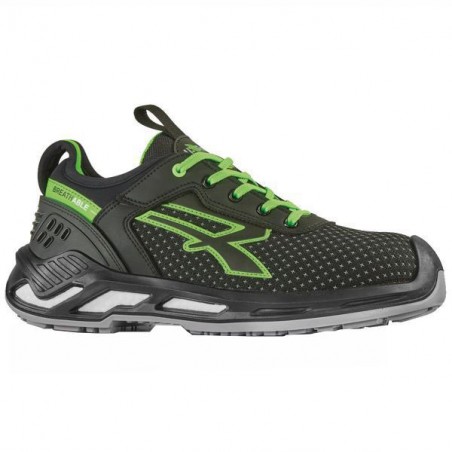 SCARPE BRYAN NERO/VERDE BASSE 39         S3 UPOWER