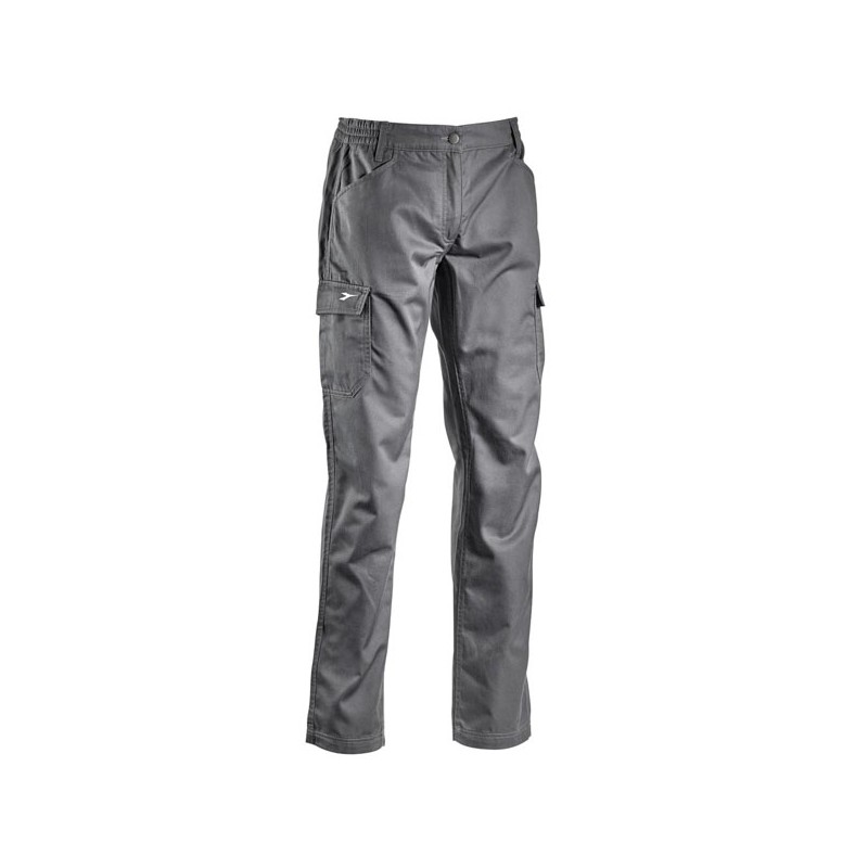 PANTALONE COTONE GRIGIO M            LEVEL DIADORA