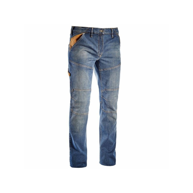 PANTALONE JEANS BLU M           STONE PLUS DIADORA