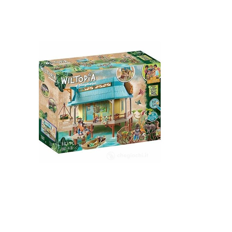 PLAYMOBIL WILTOPIA 71007, CENTRO ASSISTENZA ANIMALI, ANNI4-10