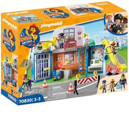 PLAYMOBIL DUCK ON CALL 70830, CENTRALE OPERATIVA MOBILE, ANNI 3-5