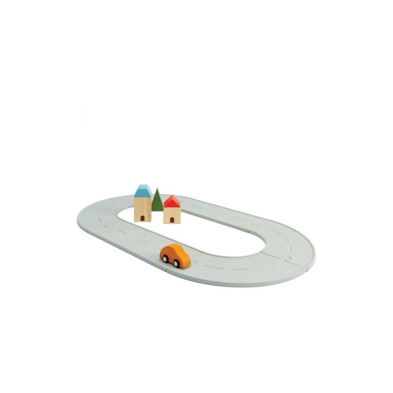 PLAN TOYS PISTA CON MACCHININA, 3+ MESI