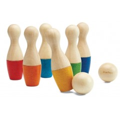 PLAN TOYS SET BOWLING IN LEGNO, ANNI 3+