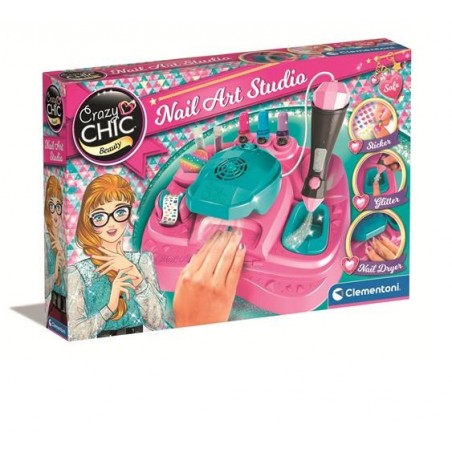 CLEMENTONI CRAZY CHIC,STUDIO DI NAIL ART, ANNI 6+