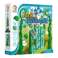 SMART GAMES JACK E IL FAGIOLO MAGICO, GIOCO EDUCATIVO MULTILIVELLO, ANNI 4-7