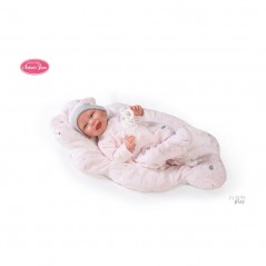 ANTONIO JUAN, BAMBOLA NEWBORN BEBE' NUVOLE DI COTONE, ANNI 3+