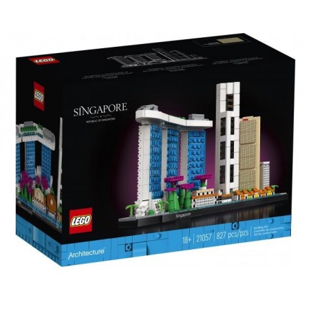 LEGO ARCHITECTURE 21057, SINGAPORE, ANNI 18+