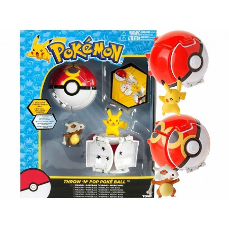 POKEMON POKE BALL LANCIA E APRI, ANNI 4+