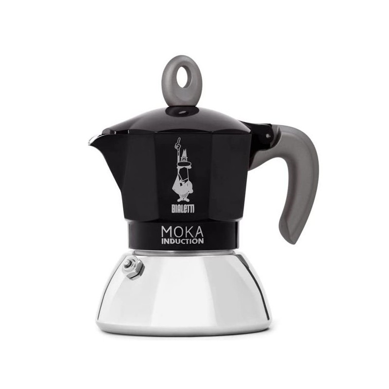 CAFFETTIERA MOKA INDUCTION NERA    Tz   4 BIALETTI