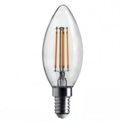 LAMPADA LED STICK OLIVA  E14 W 6 2700K    Pz 3 KAI