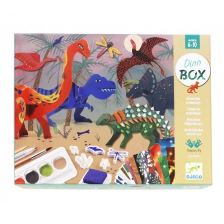 DJECO ATTIVITA' CREATIVE, DINO BOX, ANNI 7-12