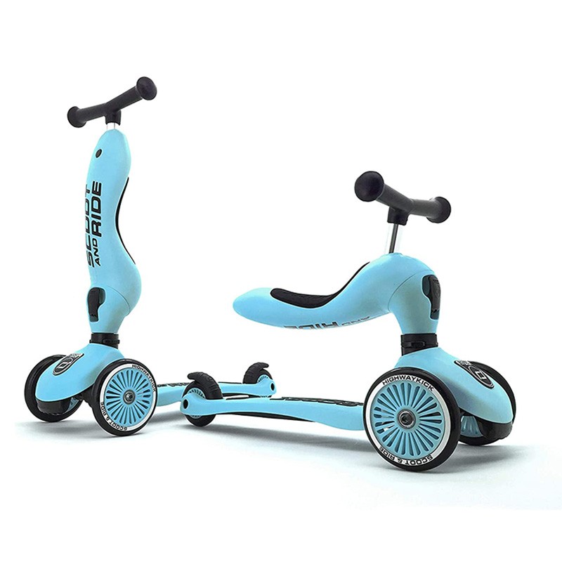 SCOOT AND RIDE HIGHWAYKICK 2 IN 1 AZZURRO, ANNI 1-5