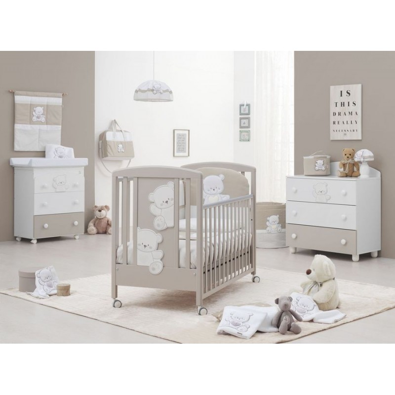 Italbaby linea jolie Letto modello baby jolie Colore Bianco Choco