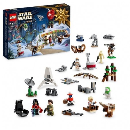 LEGO 75366 STAR WARS CALENDARIO DELL'AVVENTO, ANNI 6+