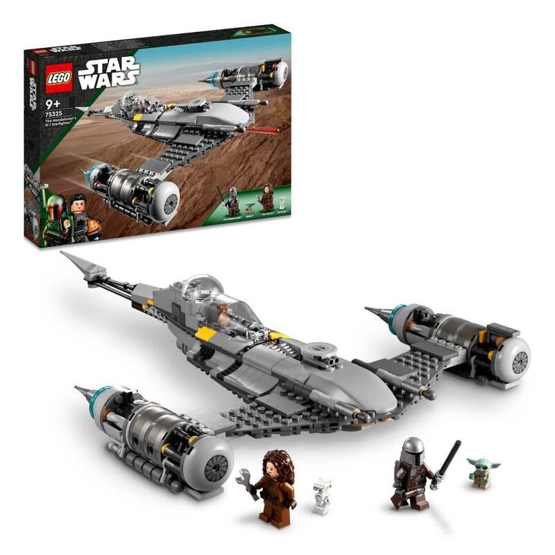 LEGO STAR WARS 75325, n-1 STARFIGHTER DEI MANDALORIAN, ANNI 9+