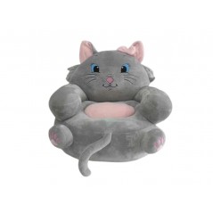 PLUSH & CO. POLTRONCINA GATTO GRIGIO