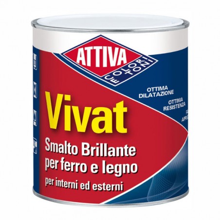 SMALTO SINTETICO 0,750 316 NERO       VIVAT ATTIVA