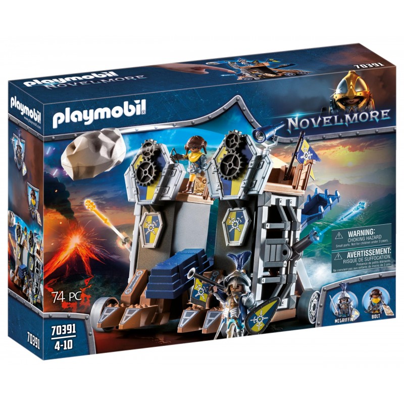 PLAYMOBIL NOVELMORE 70393, ARIETE INCENDIARIO, ETA' 5-10