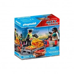 PLAYMOBIL CITY ACTION 70775, CONTROLLO DOGANALE, ANNI 4-10