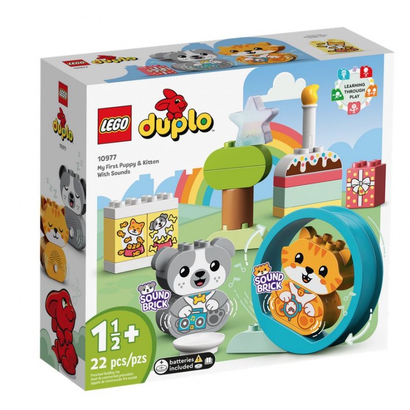 LEGO DUPLO 10977, I PRIMI CUCCIOLI, MESI 18+