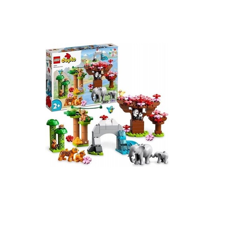 LEGO DUPLO 10974, ANIMALI SELVAGGI DELL'ASIA, 2+