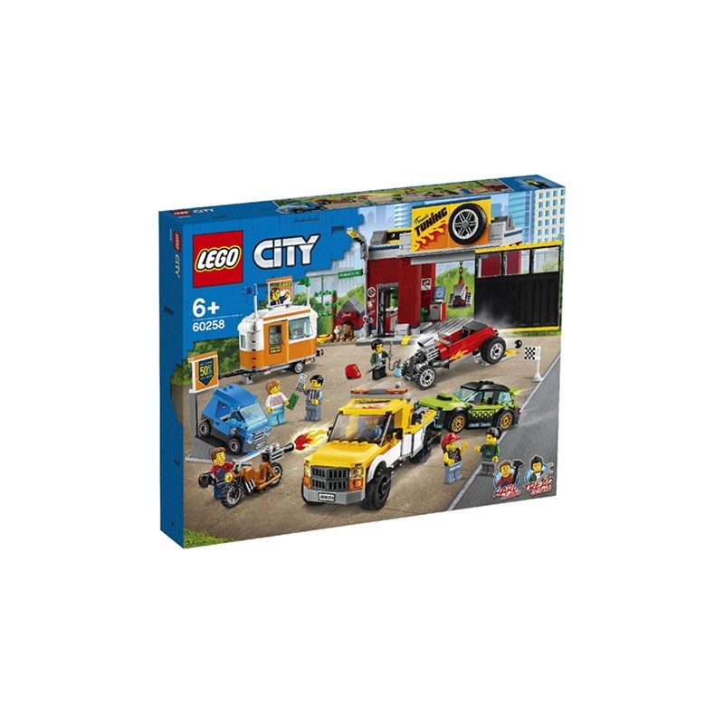 LEGO CITY 60250, GARAGE TUNING, ANNI 6+