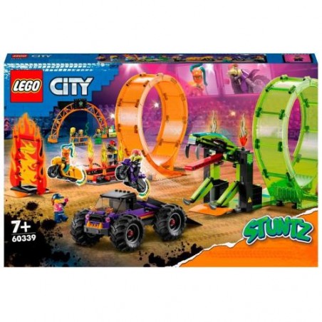 LEGO CITY STUNT 60339, ARENA DELLE GARE, ANNI 7+