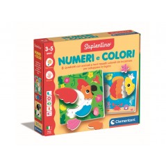 CLEMENTONI SAPIENTINO NUMERI E COLORI, ANNI 3-5