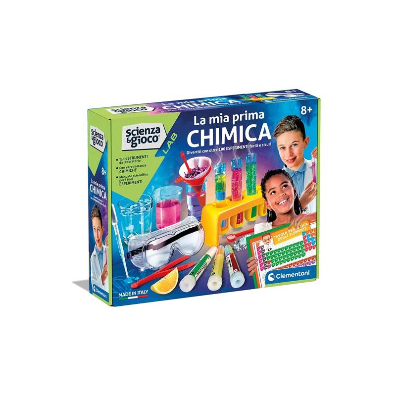 CLEMENTONI SCIENZA E GIOCO, LA MIA PRIMA CHIMICA, ANNI 8+