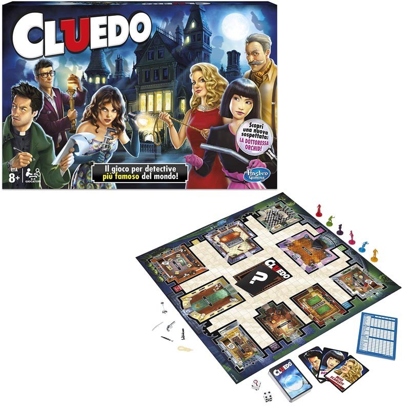 CLUEDO, IL GIOCO DEI DETECTIVE, ANNI 8+