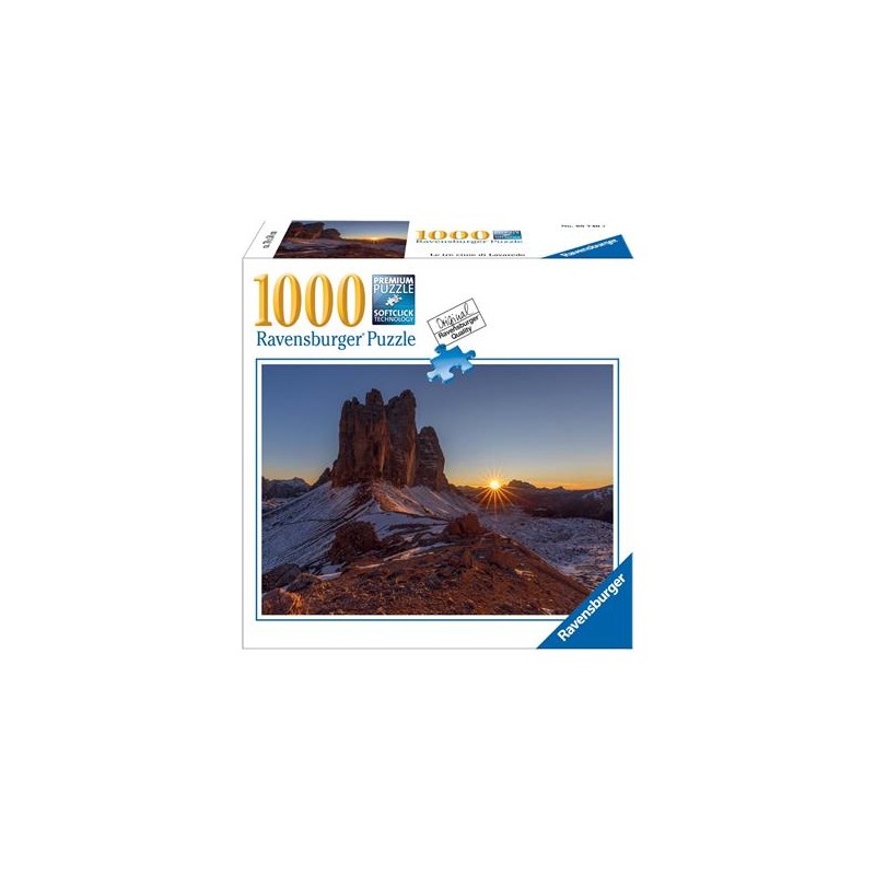 RAVENSBURGER PUZZLE 1000, LE TRE CIME DI LAVAREDO