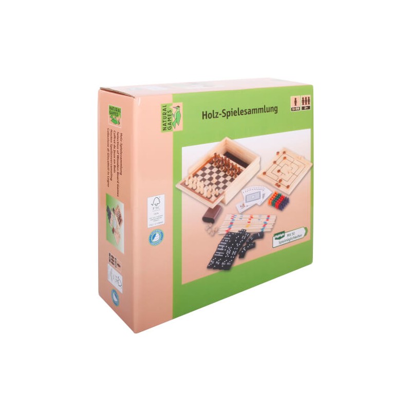 Collezione di giochi in legno Natural Games 50 in 1