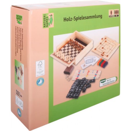 Collezione di giochi in legno Natural Games 50 in 1