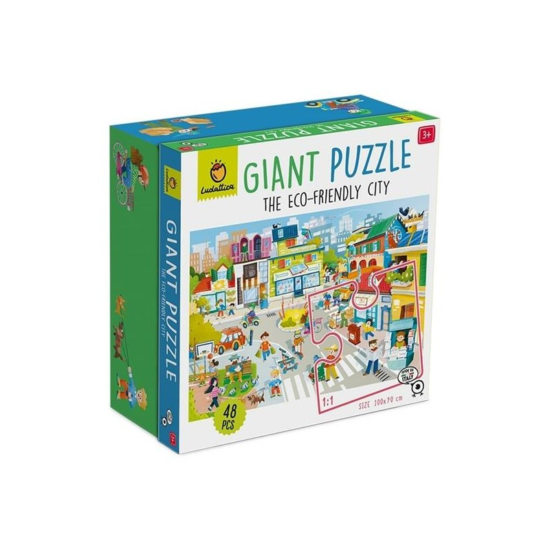 Ludattica Giant puzzle Eco friendly city