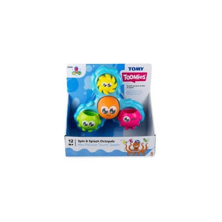 TOMY TOOMIES SPIN E SPLASH OCTOPALS, MESI 12+