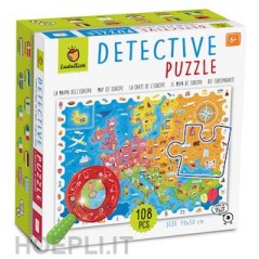 Ludattica LA MAPPA DELL'EUROPA. DETECTIVE PUZZLE